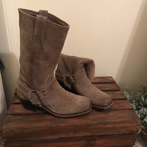 Women’s Frye harness boots